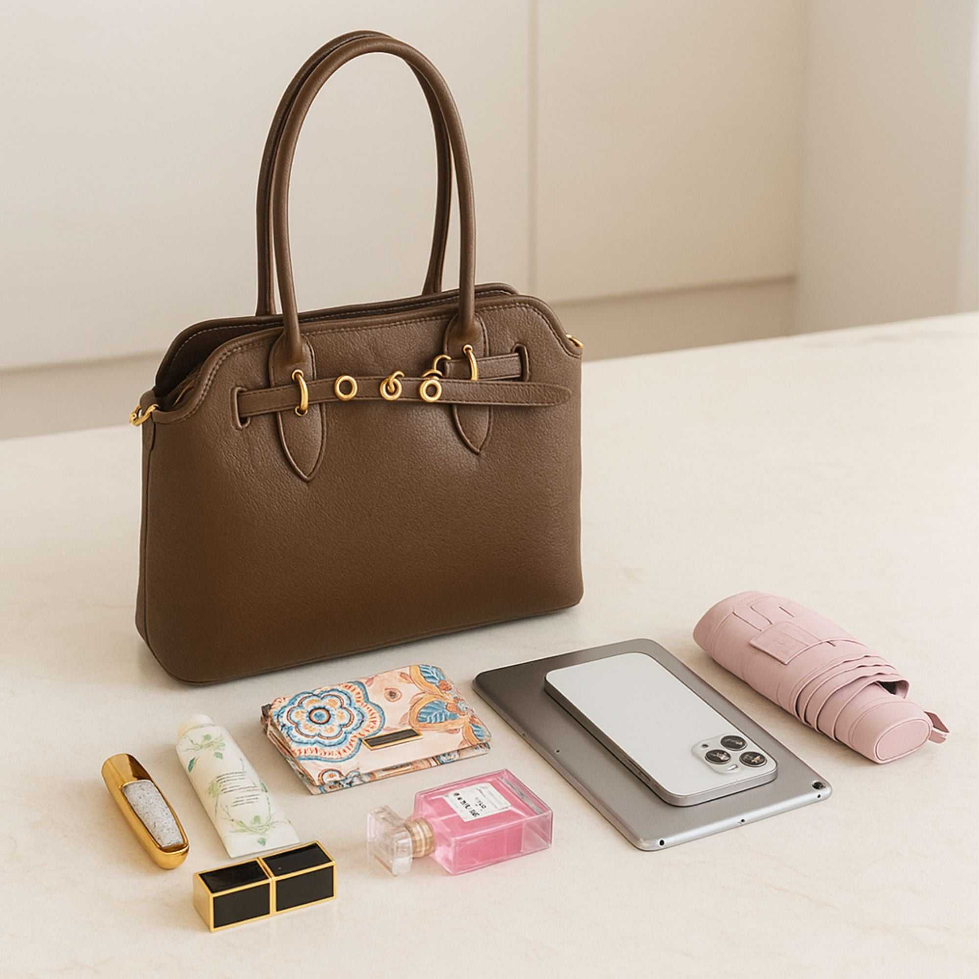 Vintage Vogue Leather Satchel