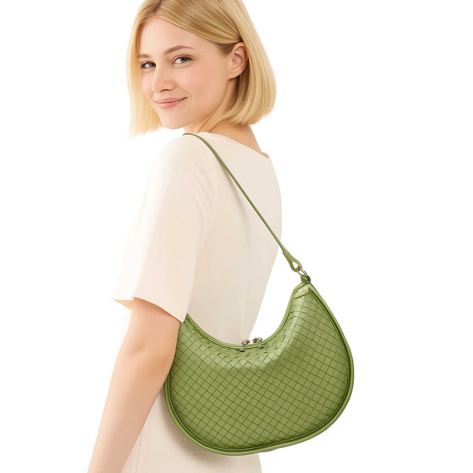 Fulham Woven Leather Bag