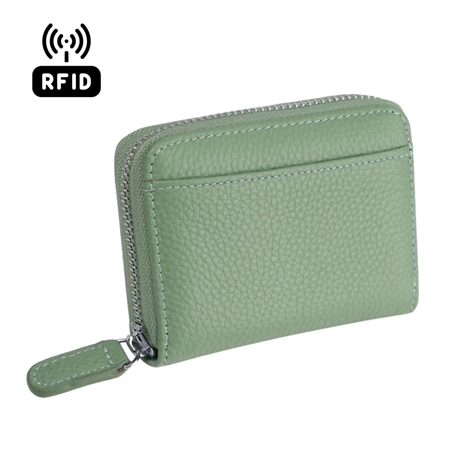 Defender RFID Compact Leather Wallet