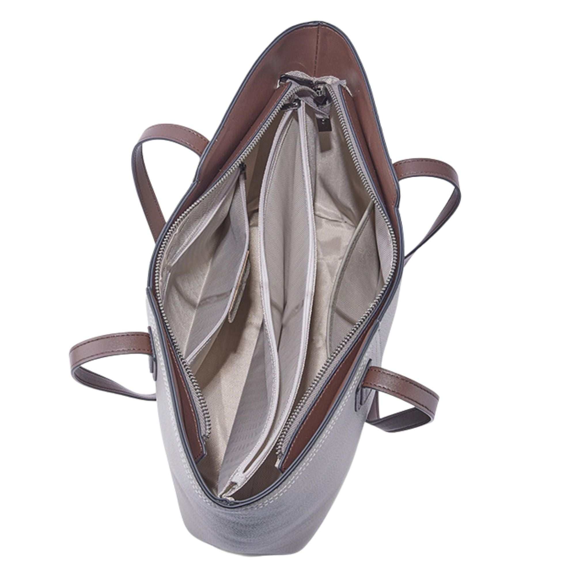 Fairmont Dual Tone Leather Tote