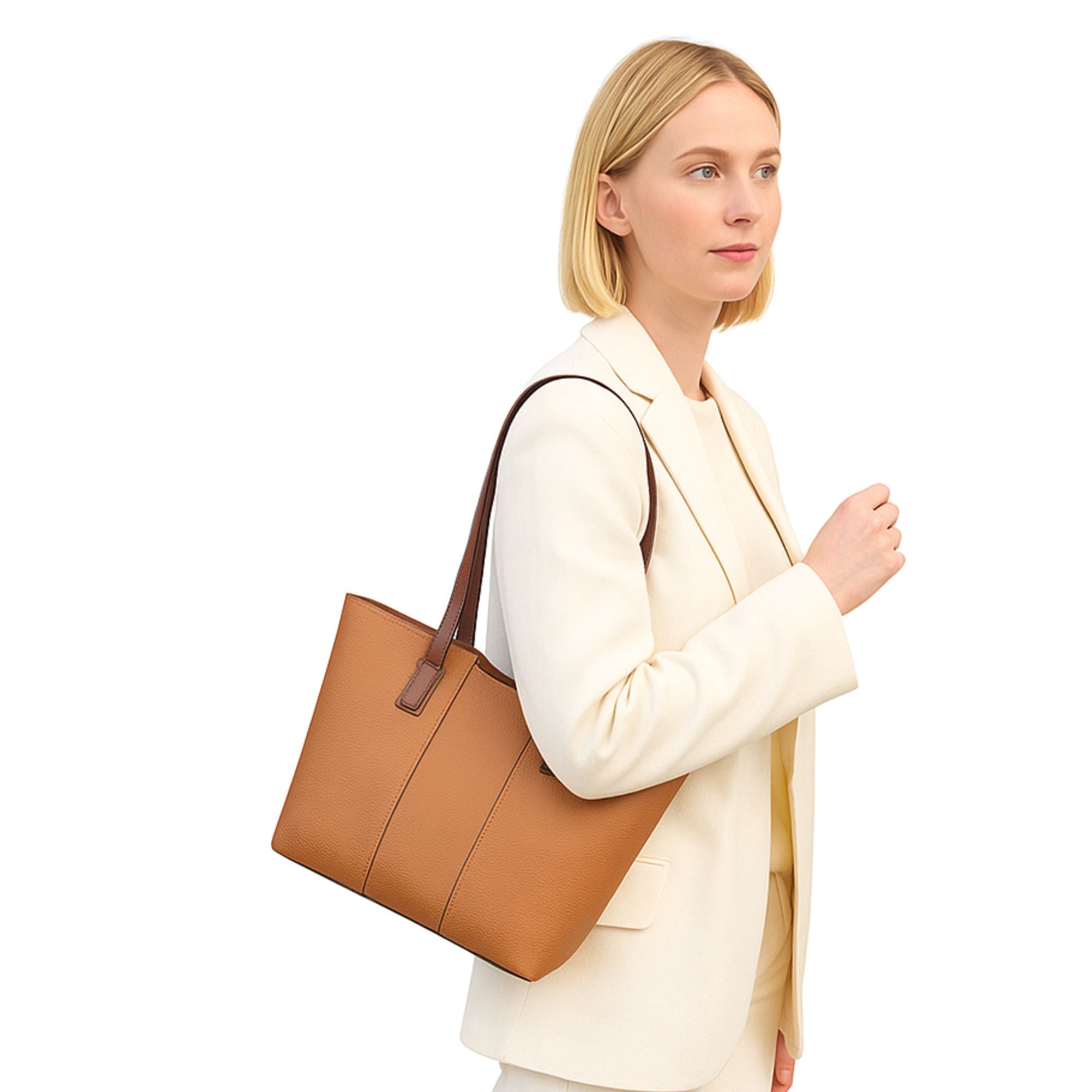 Fairmont Dual Tone Leather Tote