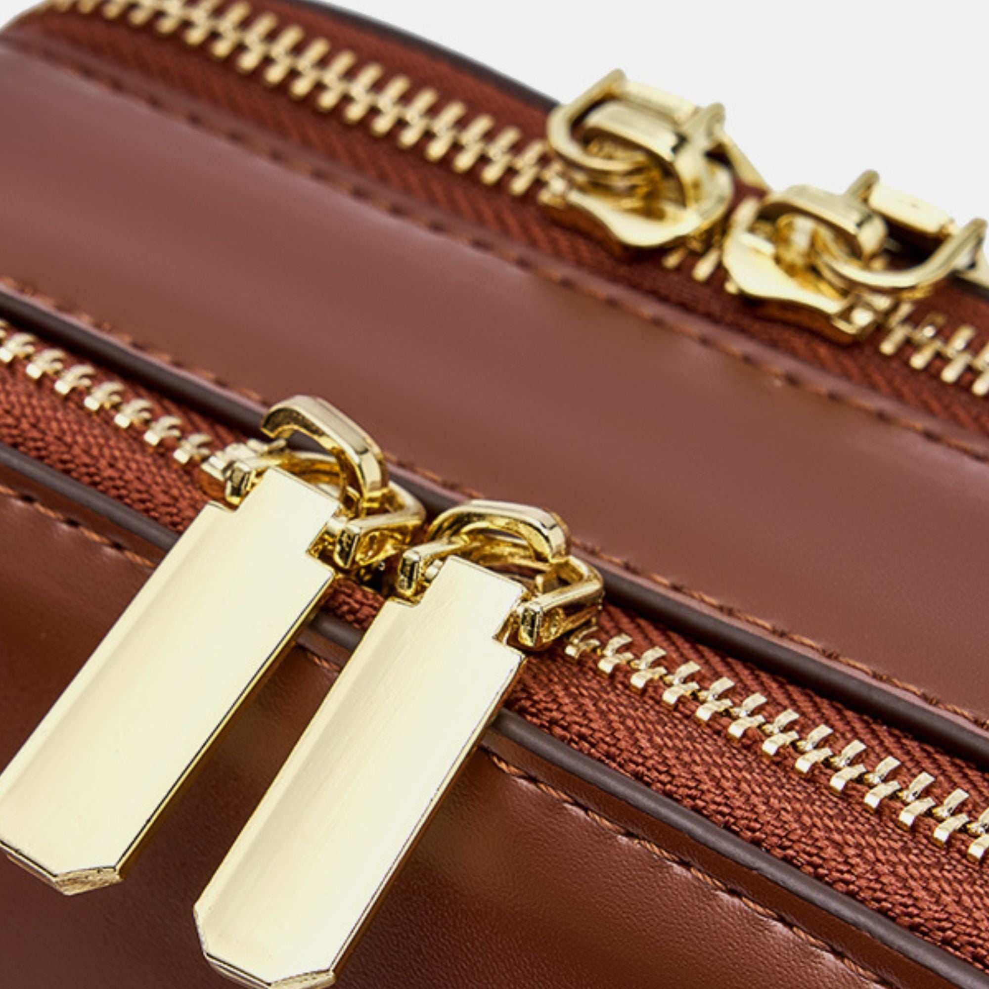 GeoCube Leather Crossbody