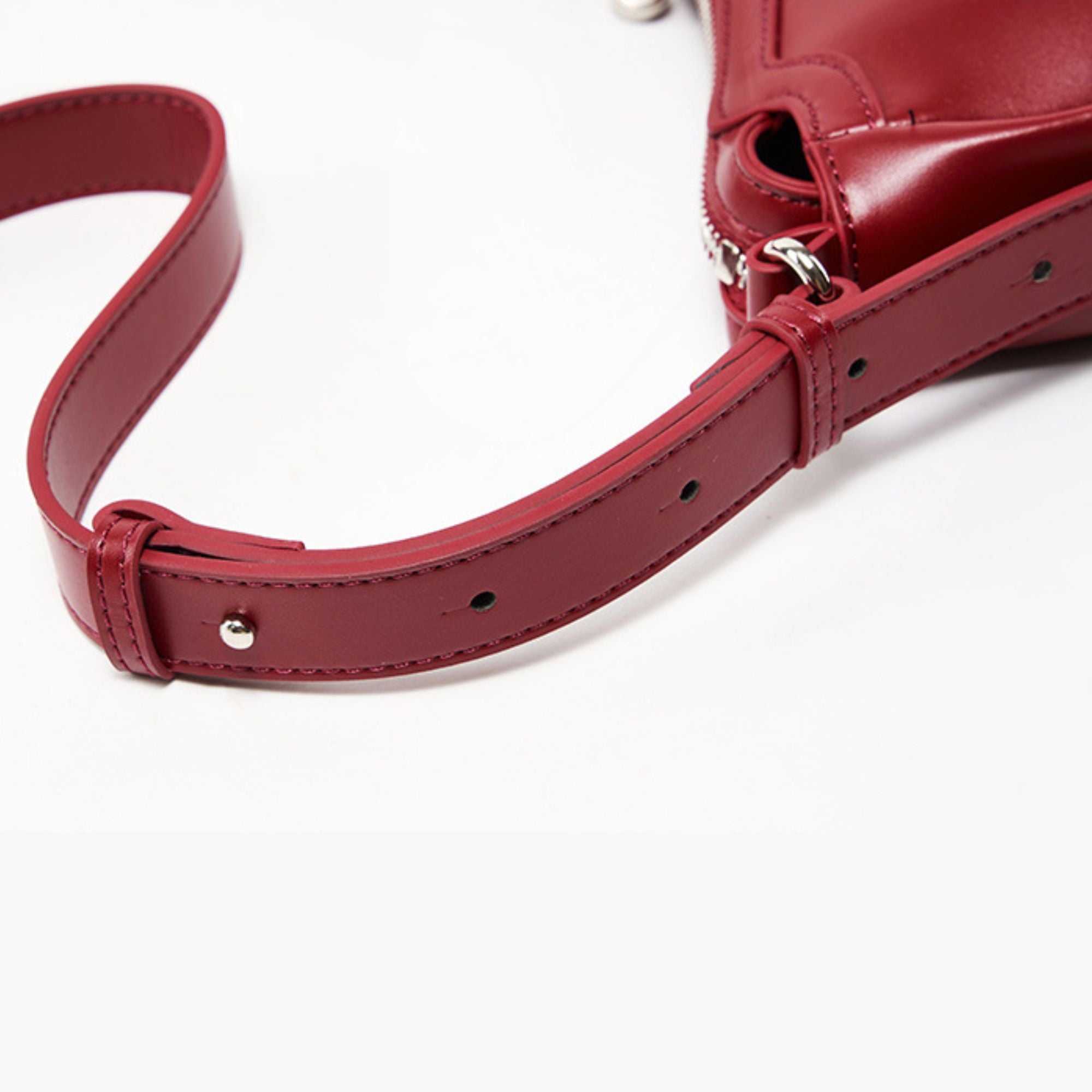 Cambridge Leather Crescent Handbag