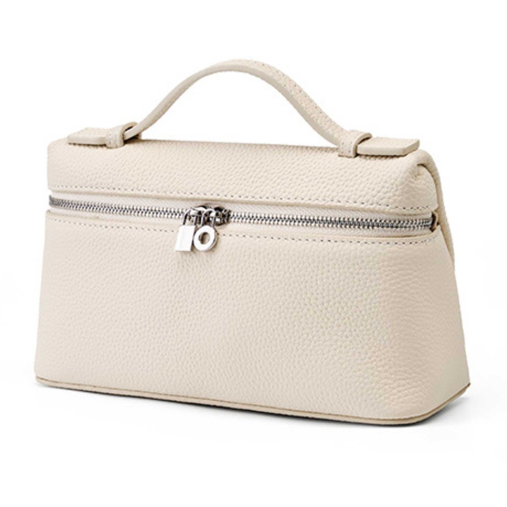 Mini Handbag Crossbody in Lychee Leather