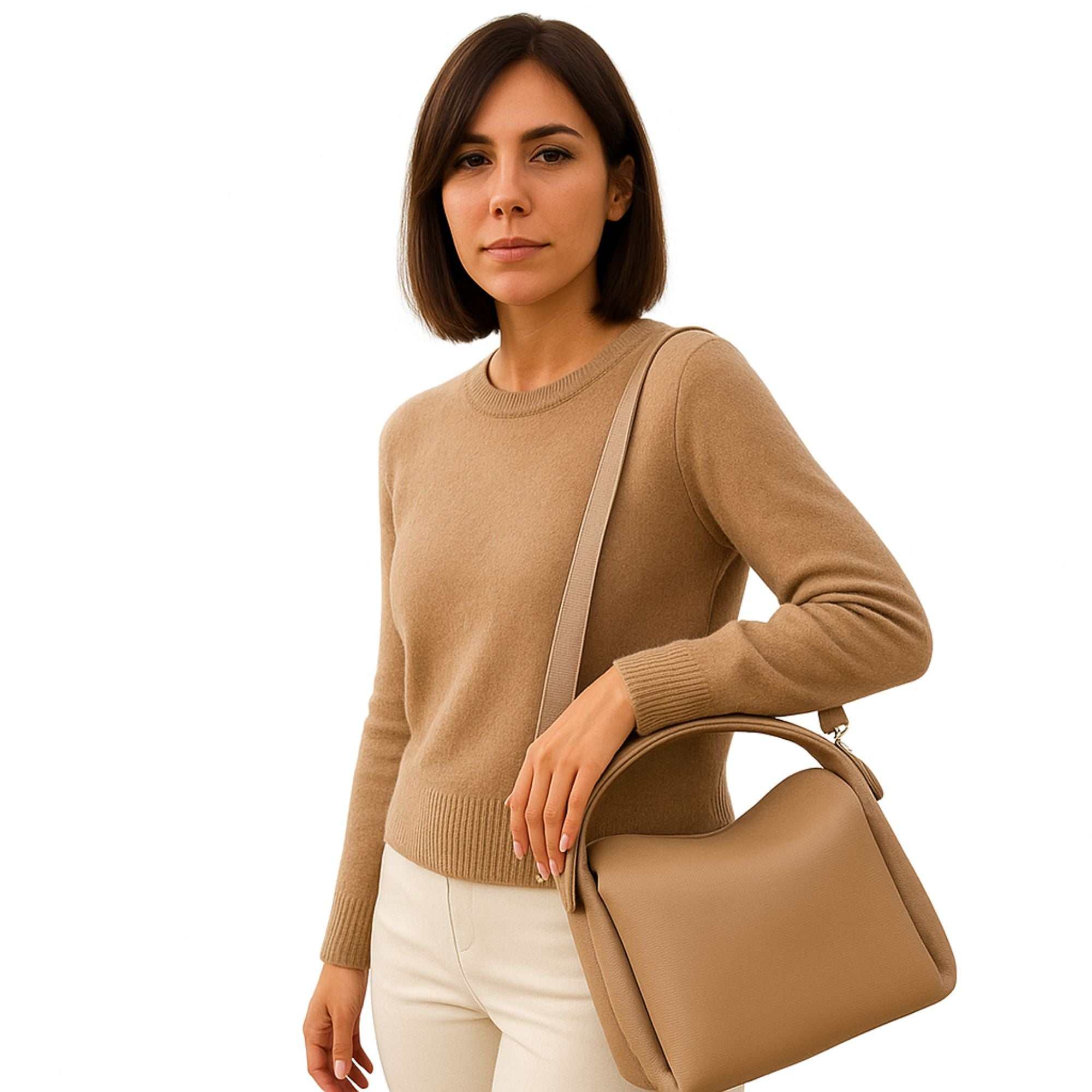 Grayson Modern Leather Handbag