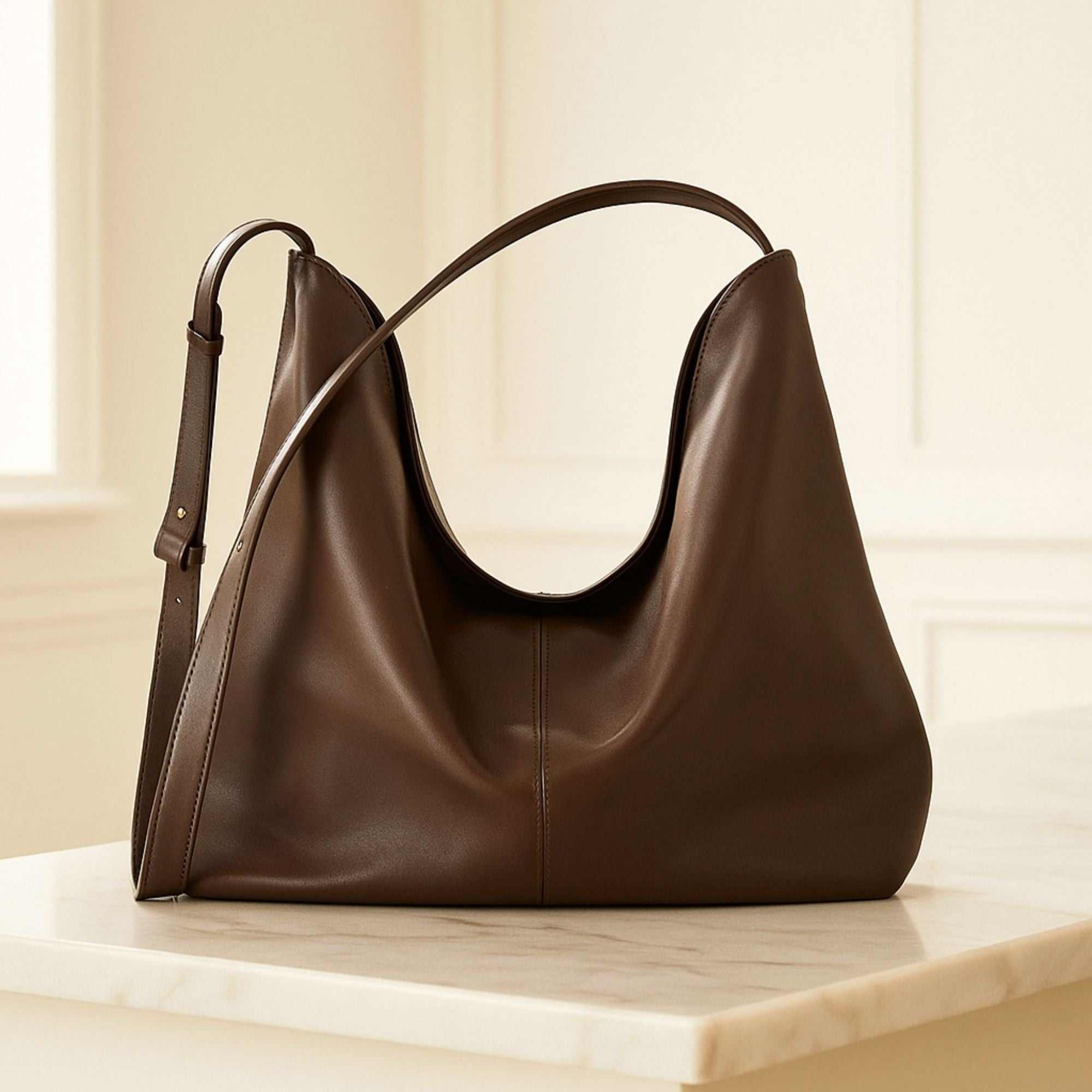 Sutton Slouchy Leather Purse