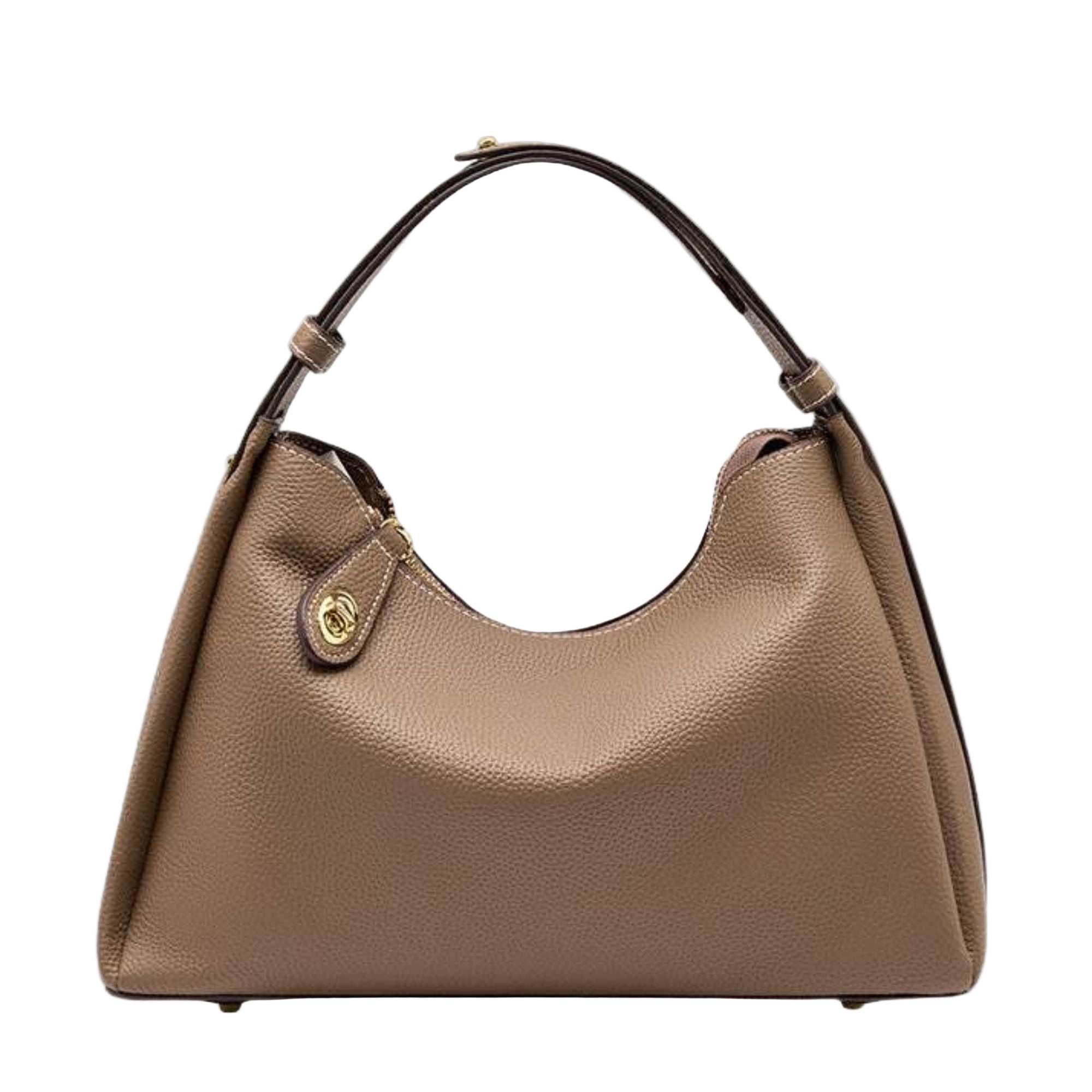 Kensington Trapezoid Leather Crossbody