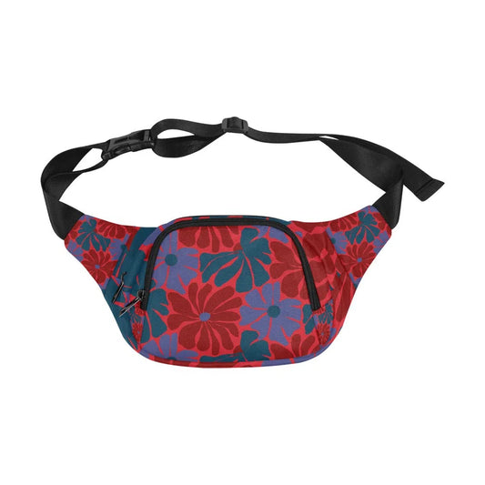 cute bum bag, floral fanny pack, waist bag