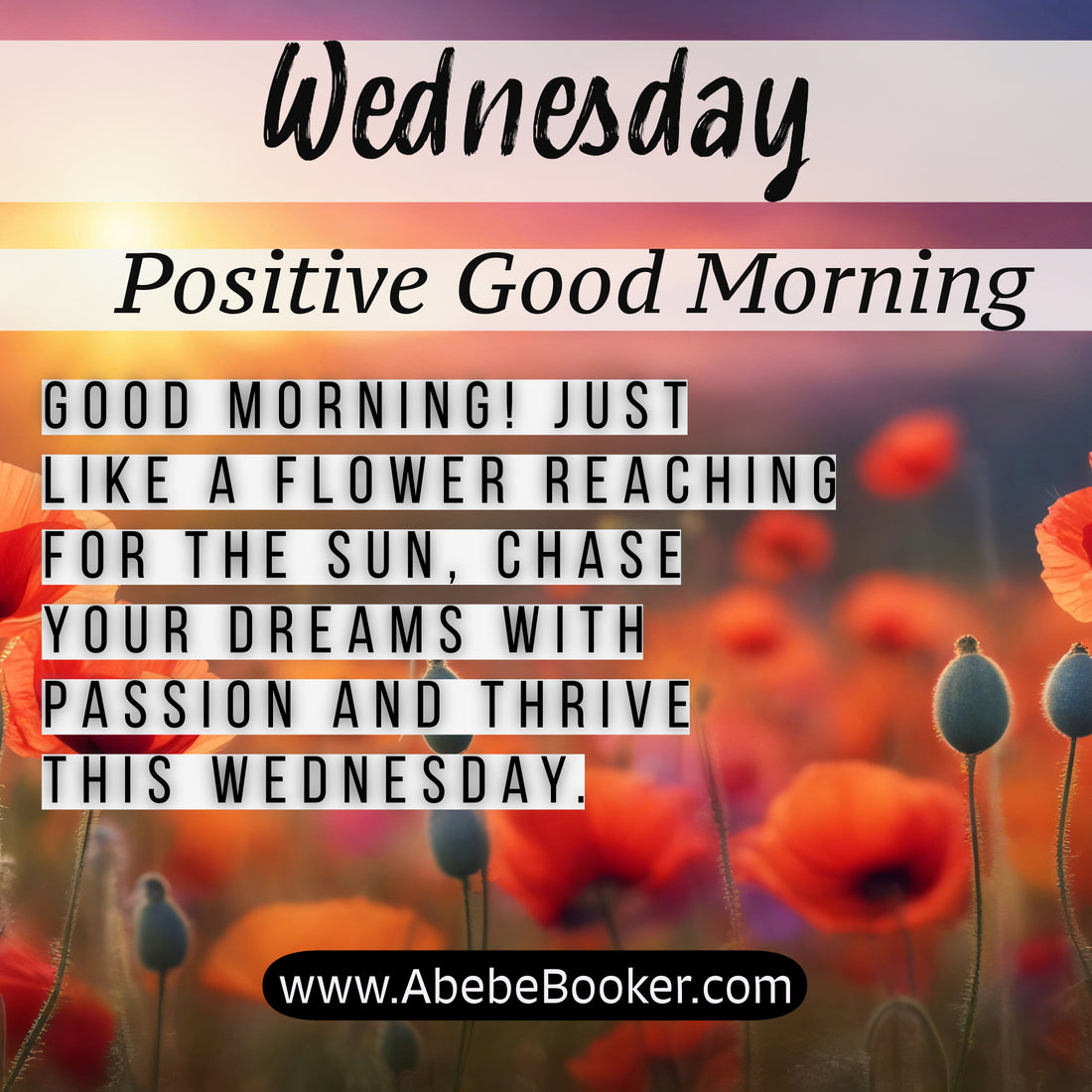 Positive Good Morning Wednesday