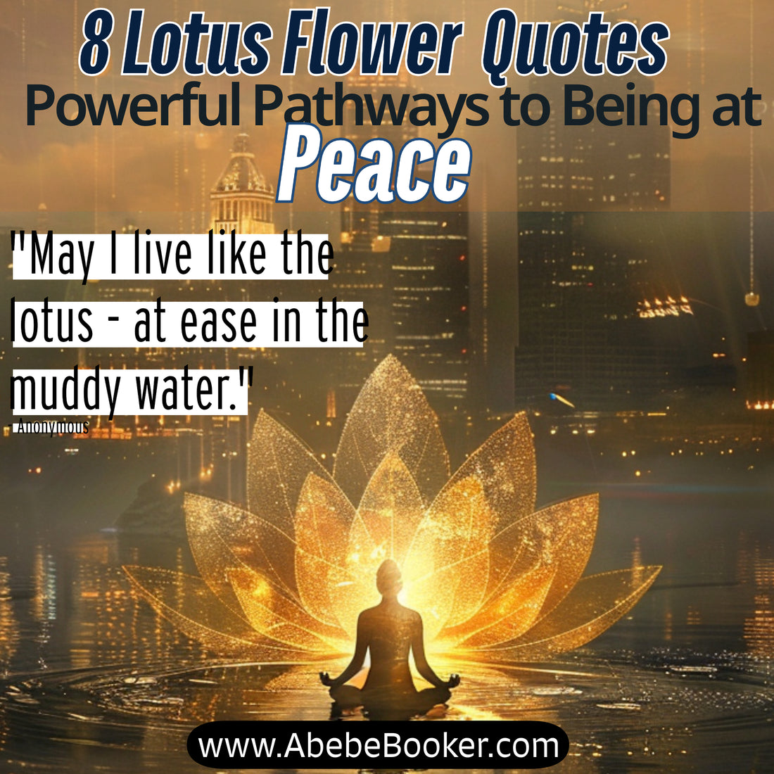 Quotes about Lotus Flowers Inspiring Women to Find Joy