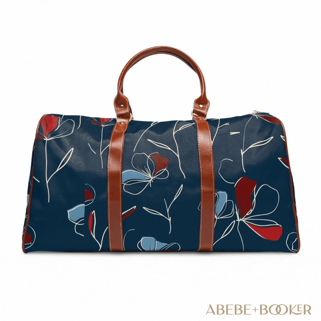 Floral Duffle and Travel Bags