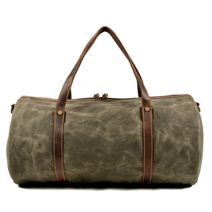 Waxed Canvas Duffle Bag, Metrolite