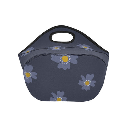 Neoprene Lunch Bag Medium Navy Aster