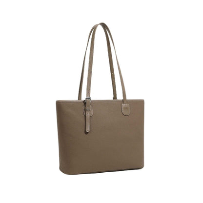 Zip Tote Bag Leather