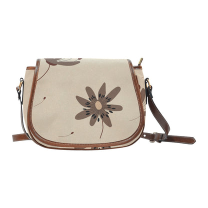 Large Crossbody Bag, Cream Dandelions