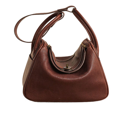 Genuine Leather Large Capacity Simple Urban Handbag