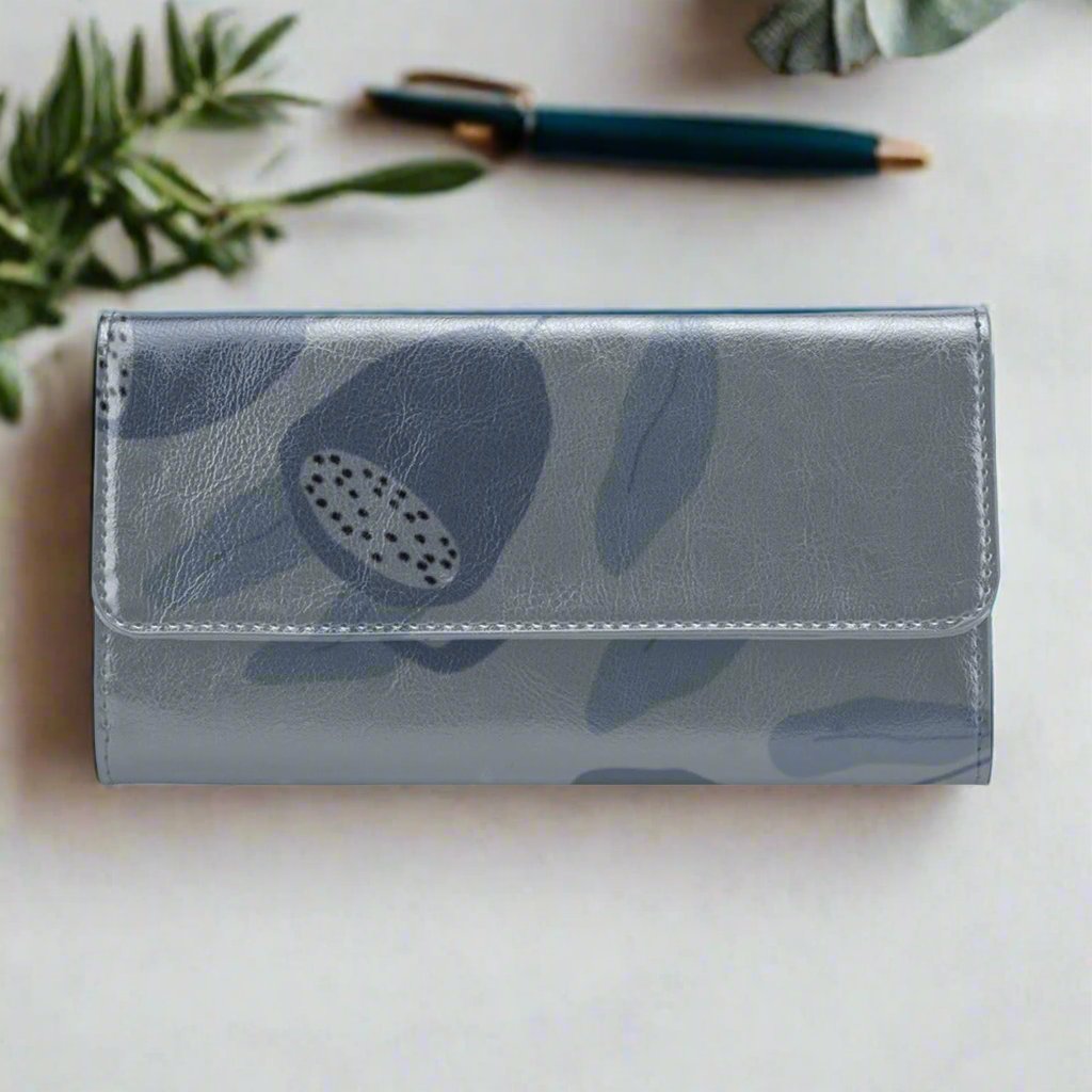 Women's Trifold Wallet, Hunter Tulip