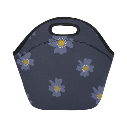 Neoprene Lunch Bag Medium Navy Aster