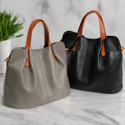 Soft Luxe Genuine Leather Handbag