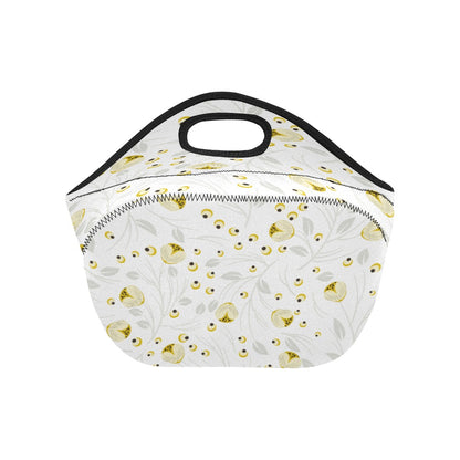 Women's Lunch Bag Medium, Yellow Poppy