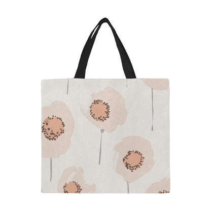 Reusable Shopper Bag,  Peach Poppy