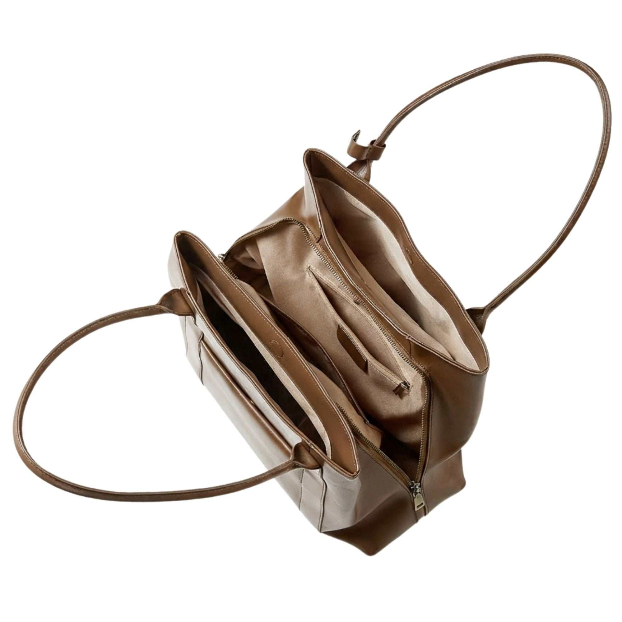 Ames Top Grain Leather Sectional Tote