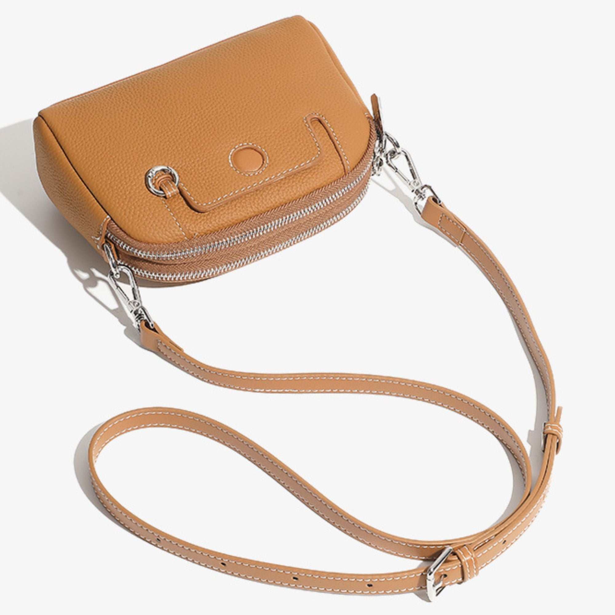 Ashby Top Grain Leather Crossbody