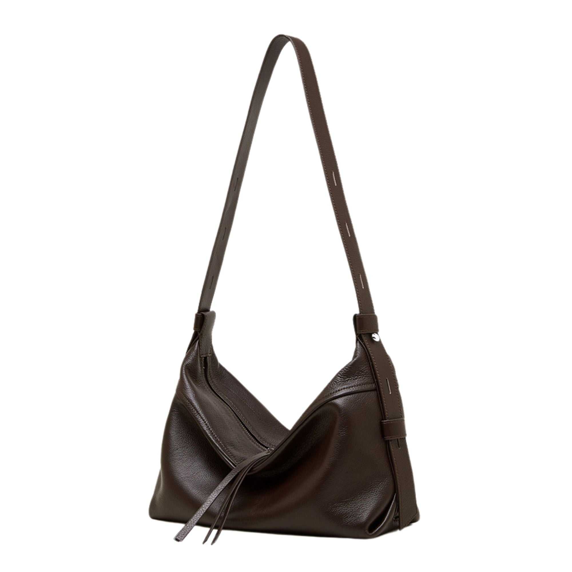 Aster Premium Top Grain Leather Hobo
