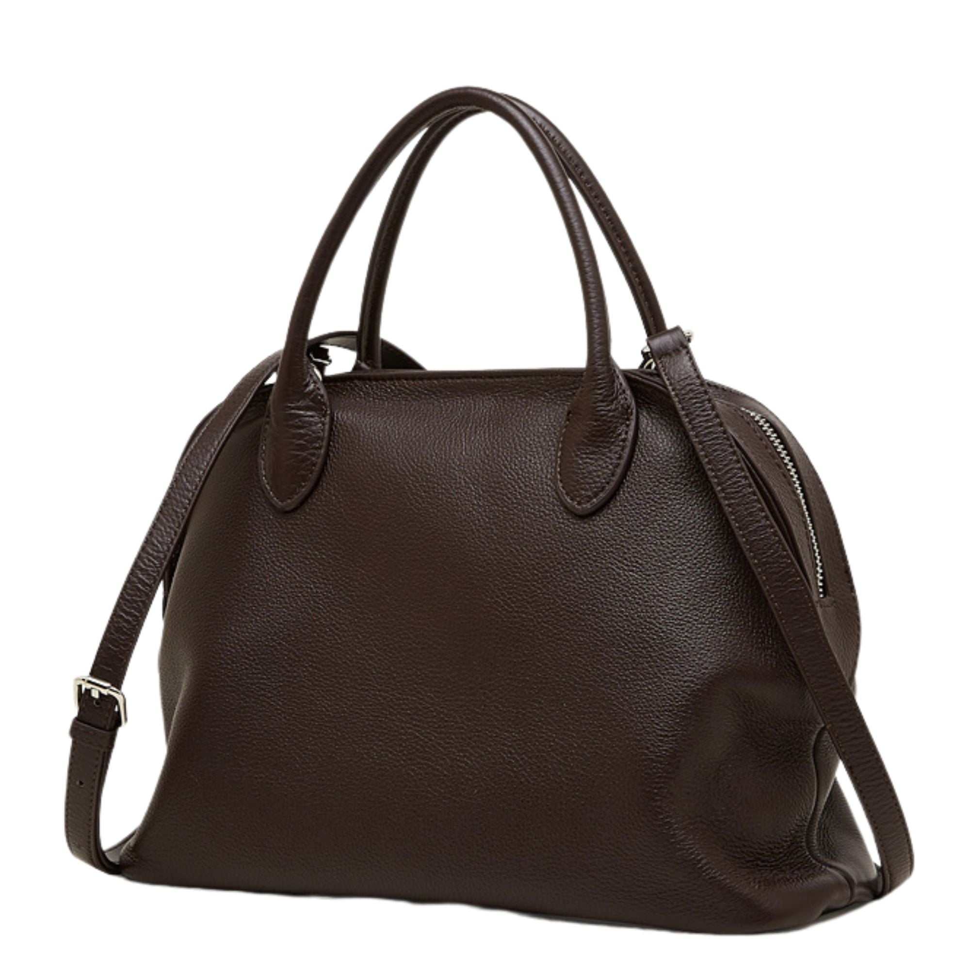Bakewell Top Grain Leather Retro Satchel