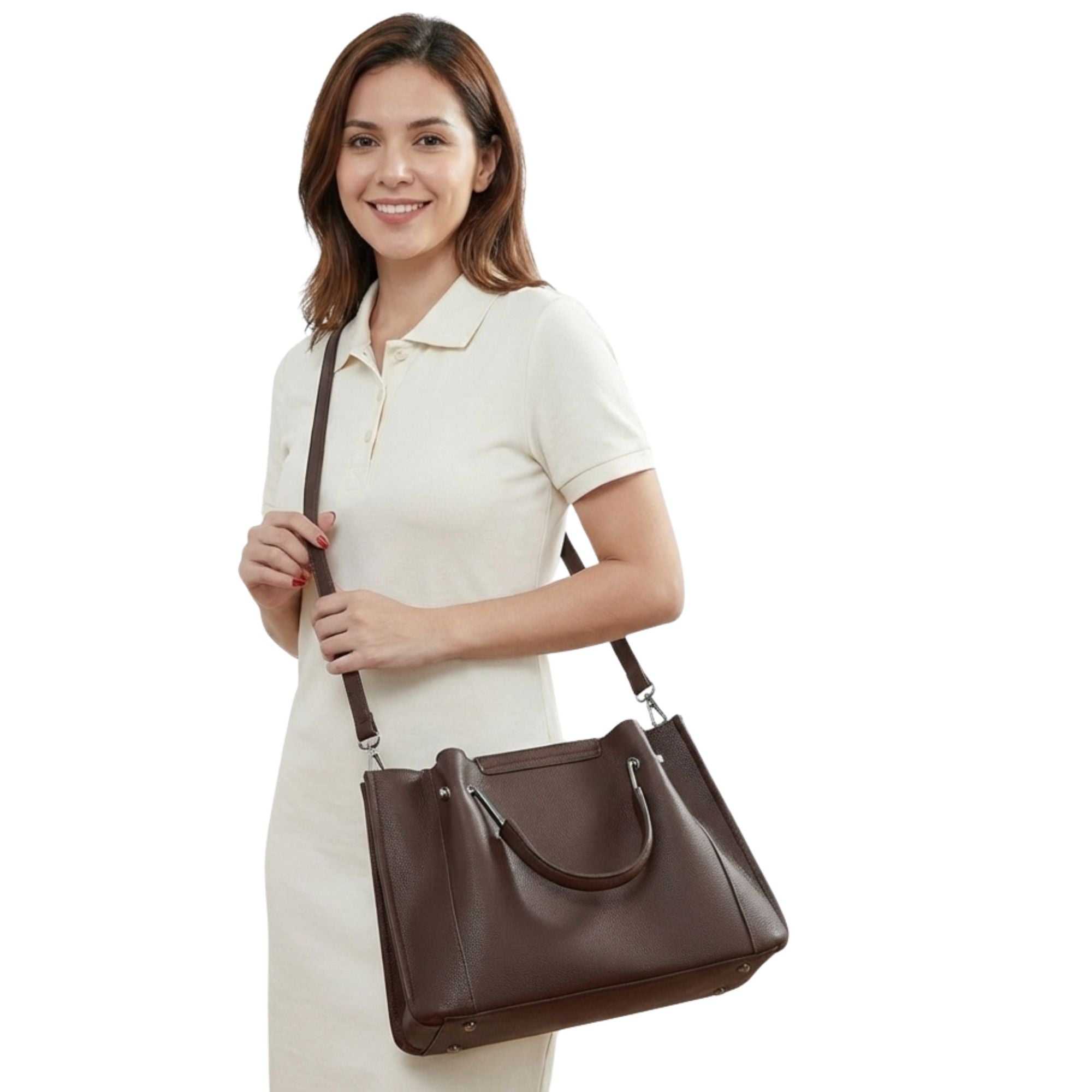 Bayard Large Capacity Leather Satchel