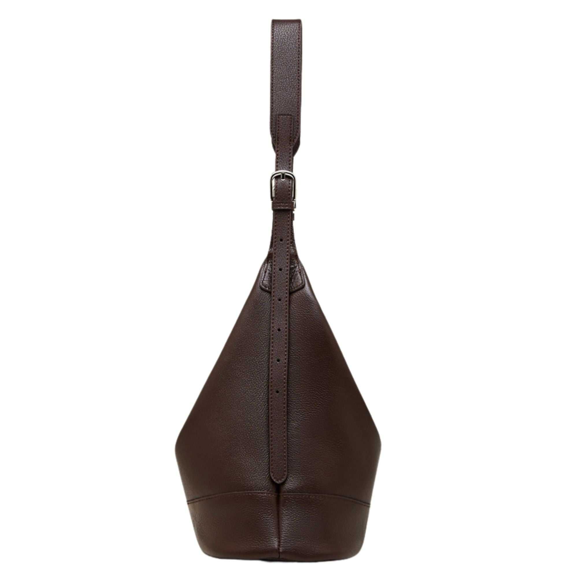 Beaumont Top Grain Leather Crossbody Bucket Bag