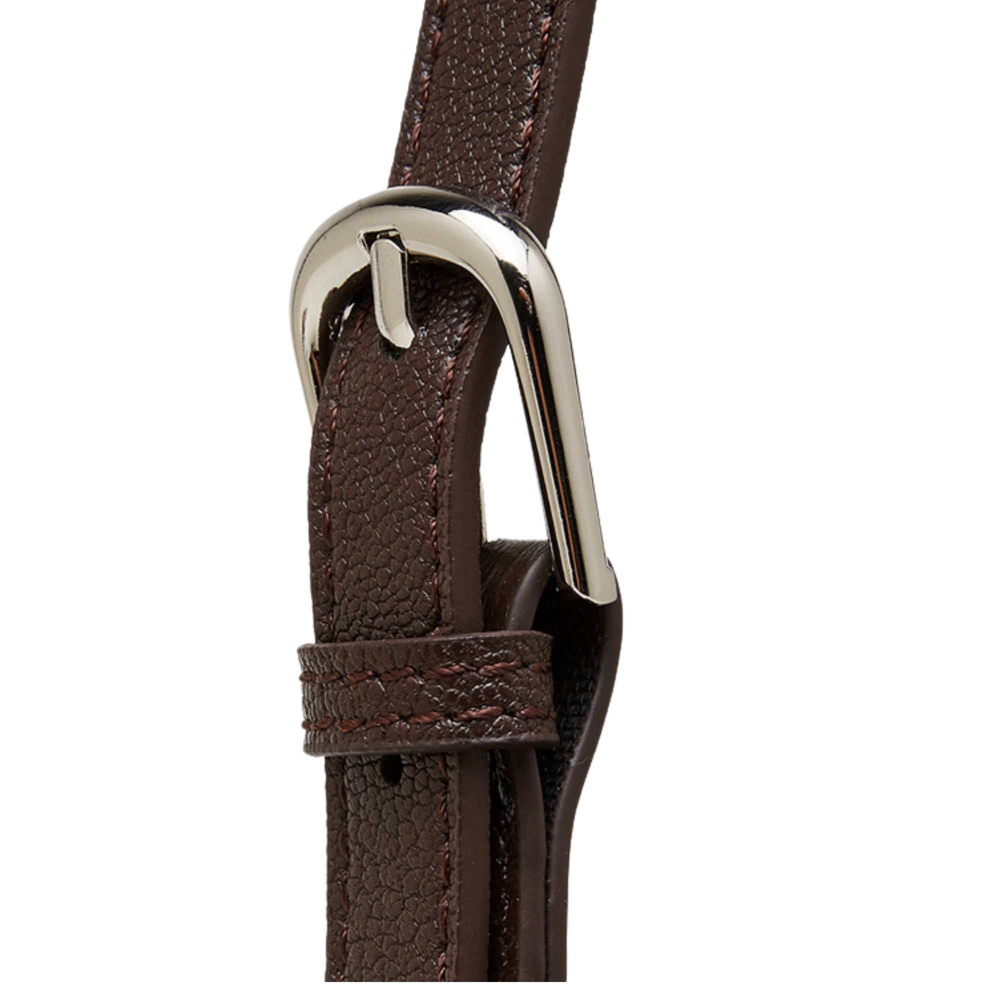 Beaumont Top Grain Leather Crossbody Bucket Bag