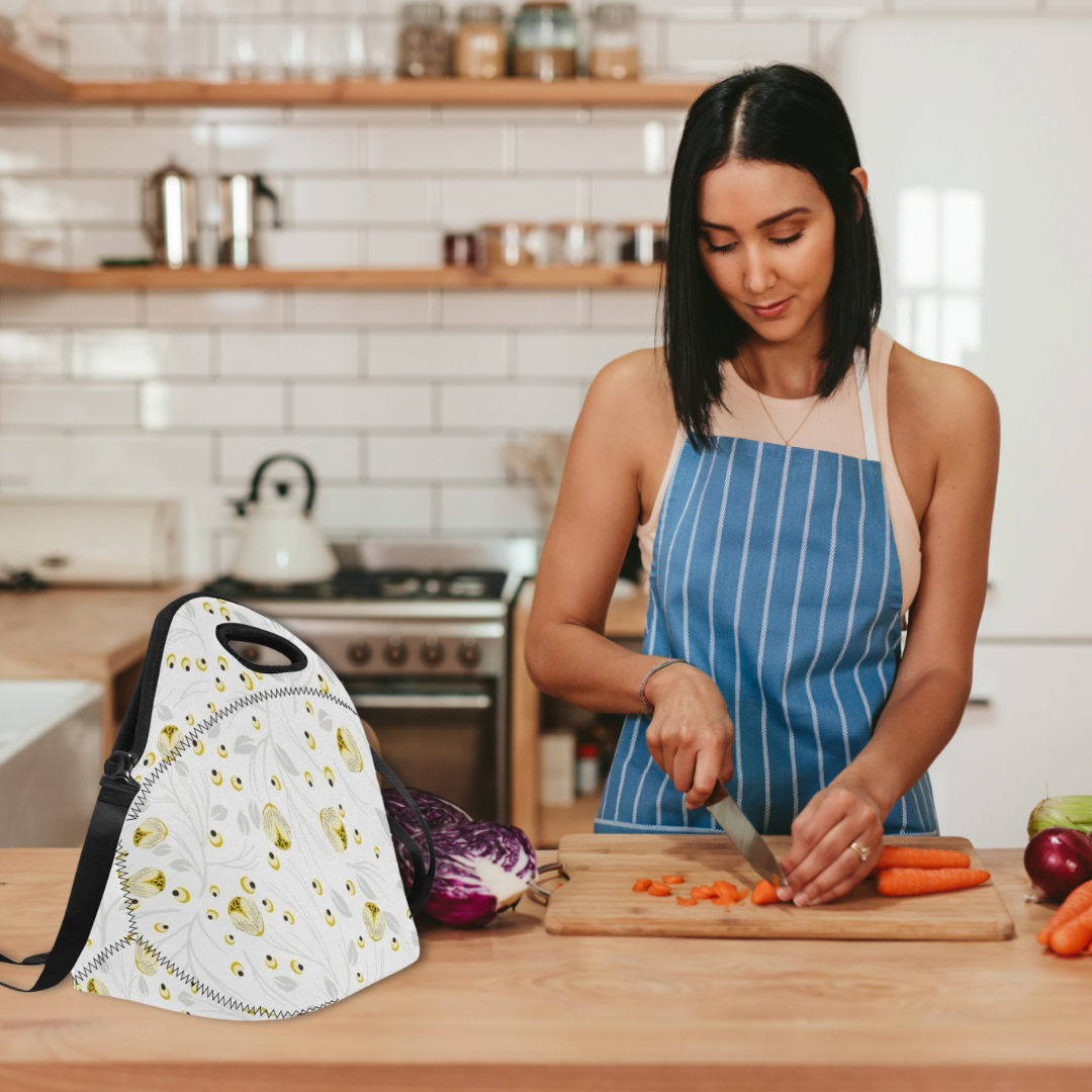 Big Lunch Bags for Women, Daylily