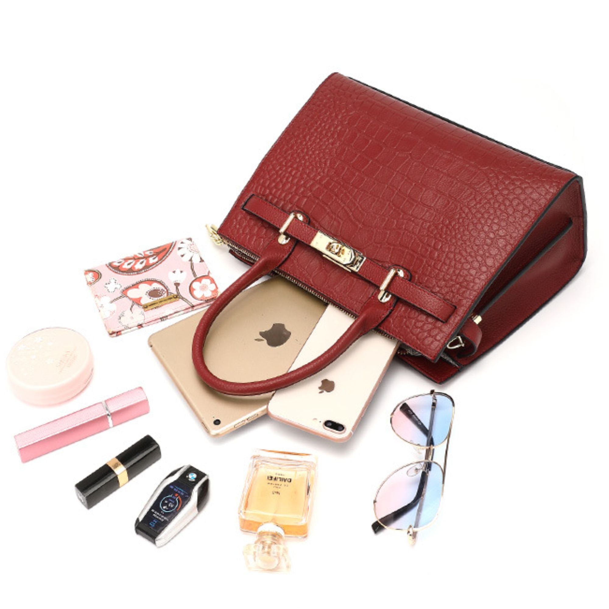 Brixton Leather Satchel Handbag