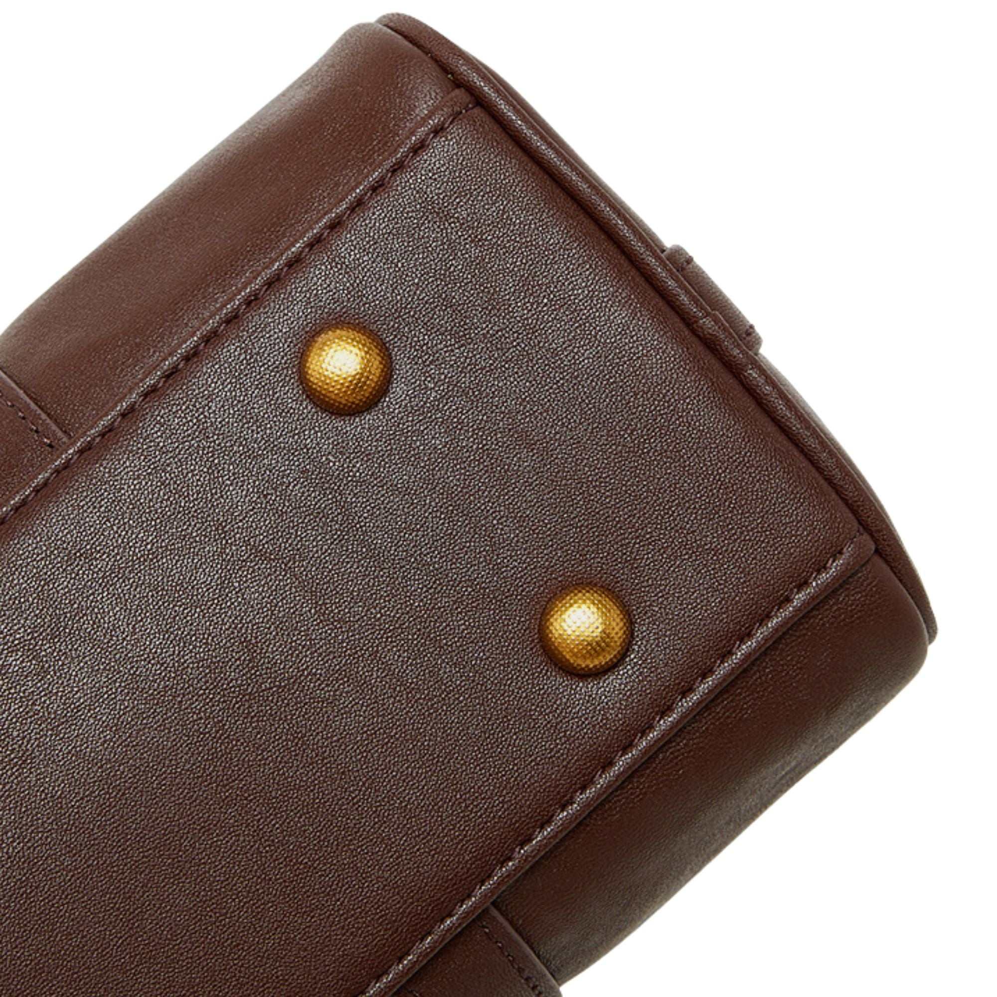 Classic Leather Barrel Handbag