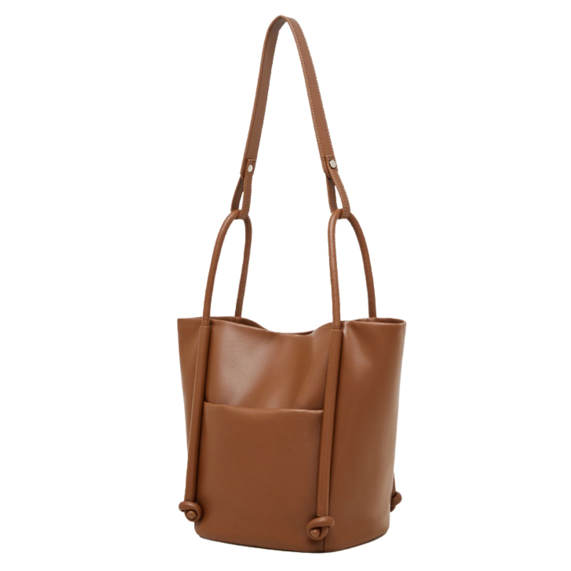 Camden Simple Leather Shoulder Tote