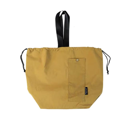 Canvas Insulated Drawstring Lunch Bag