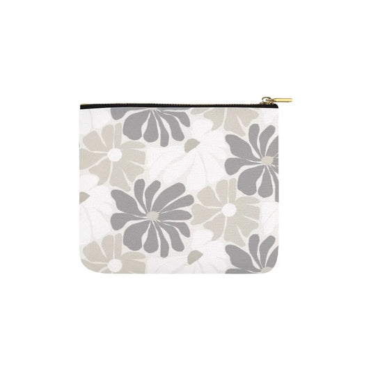 Canvas Makeup Bag, Small Daisy