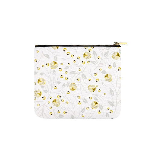 Canvas Makeup Bag, Small Daylily