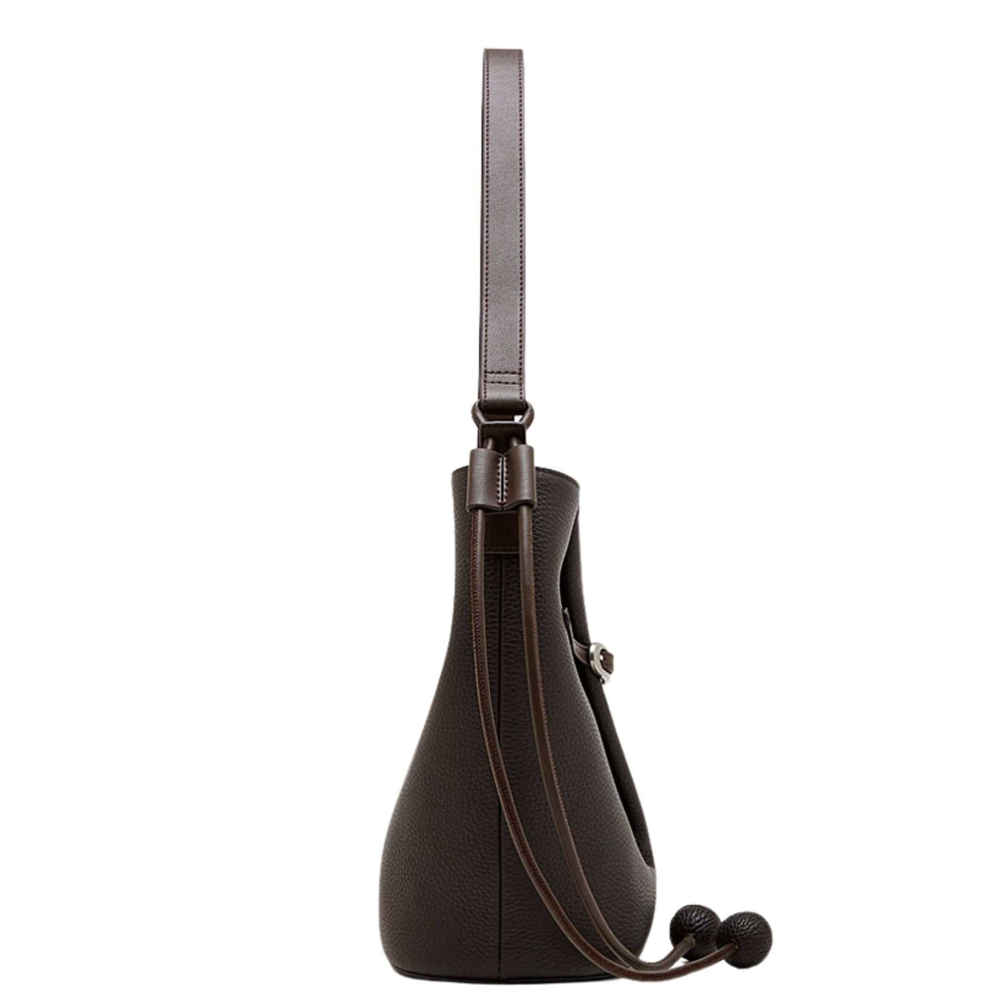 Chatsworth Top Grain Leather Bucket Bag