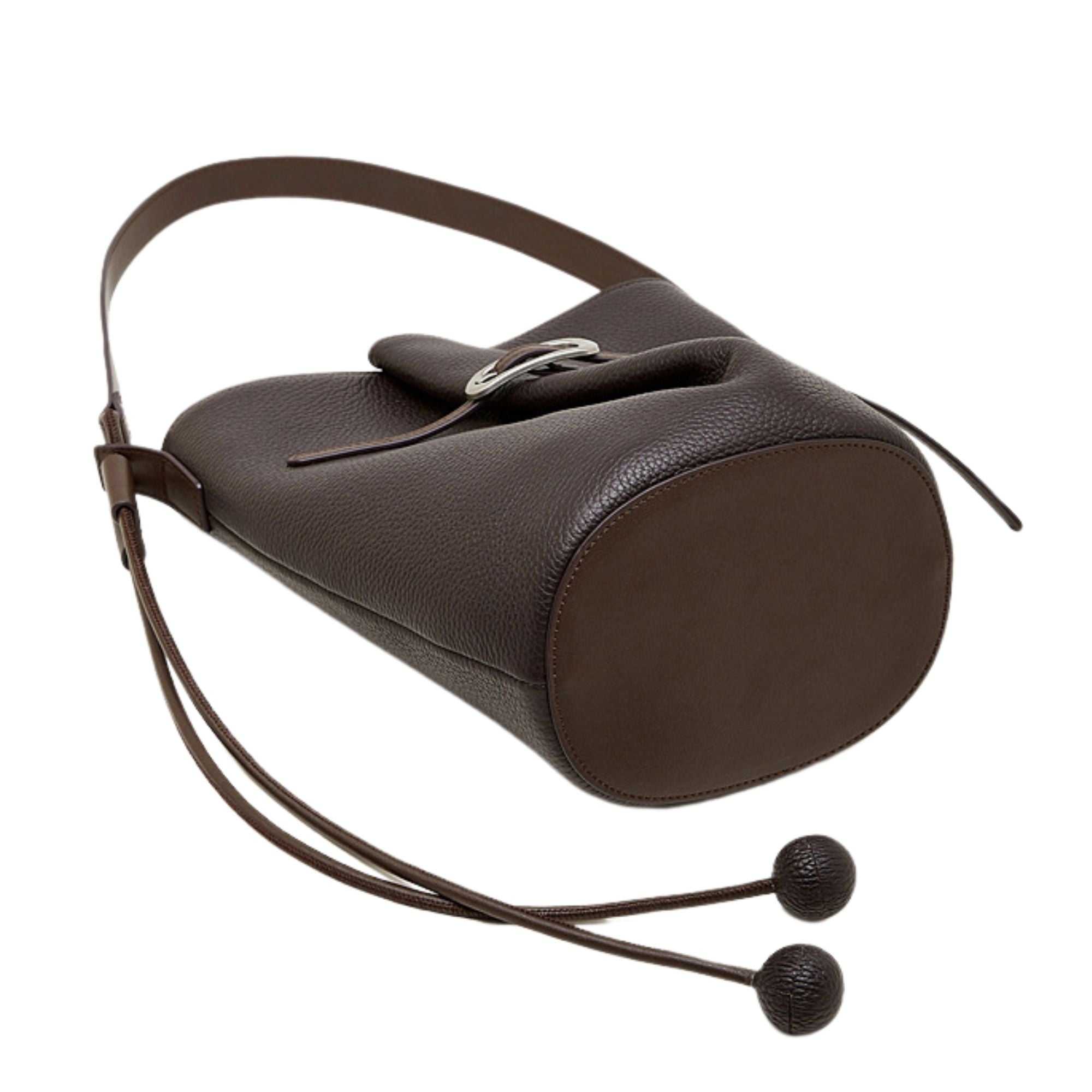 Chatsworth Top Grain Leather Bucket Bag