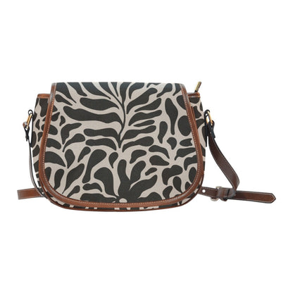 Crossbody Saddle Handbag Small, Brown Annua