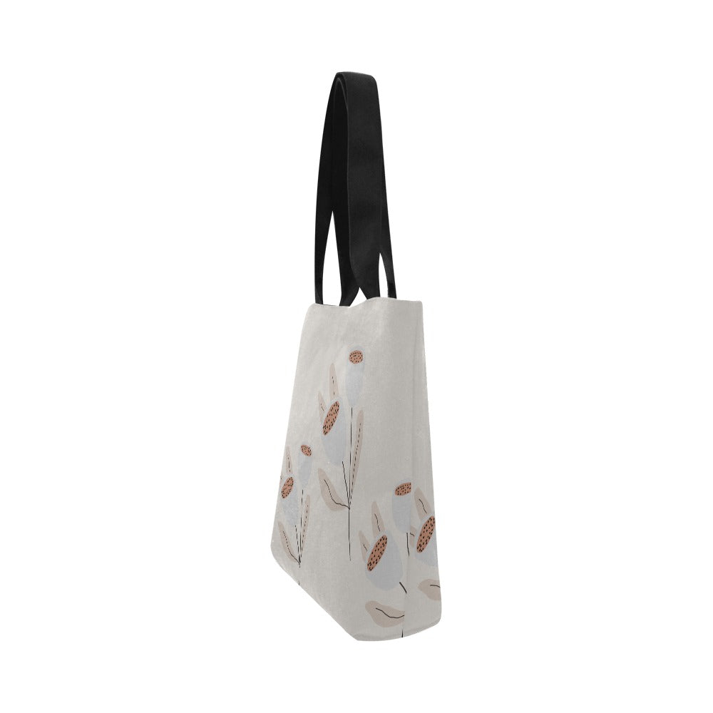 Cute Canvas Bag, Grey Tulip