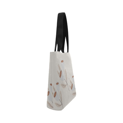 Cute Canvas Bag, Grey Tulip