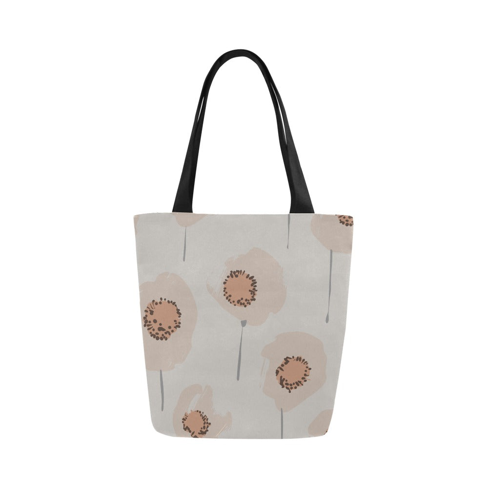 Cute Canvas Bag, Peach Poppy