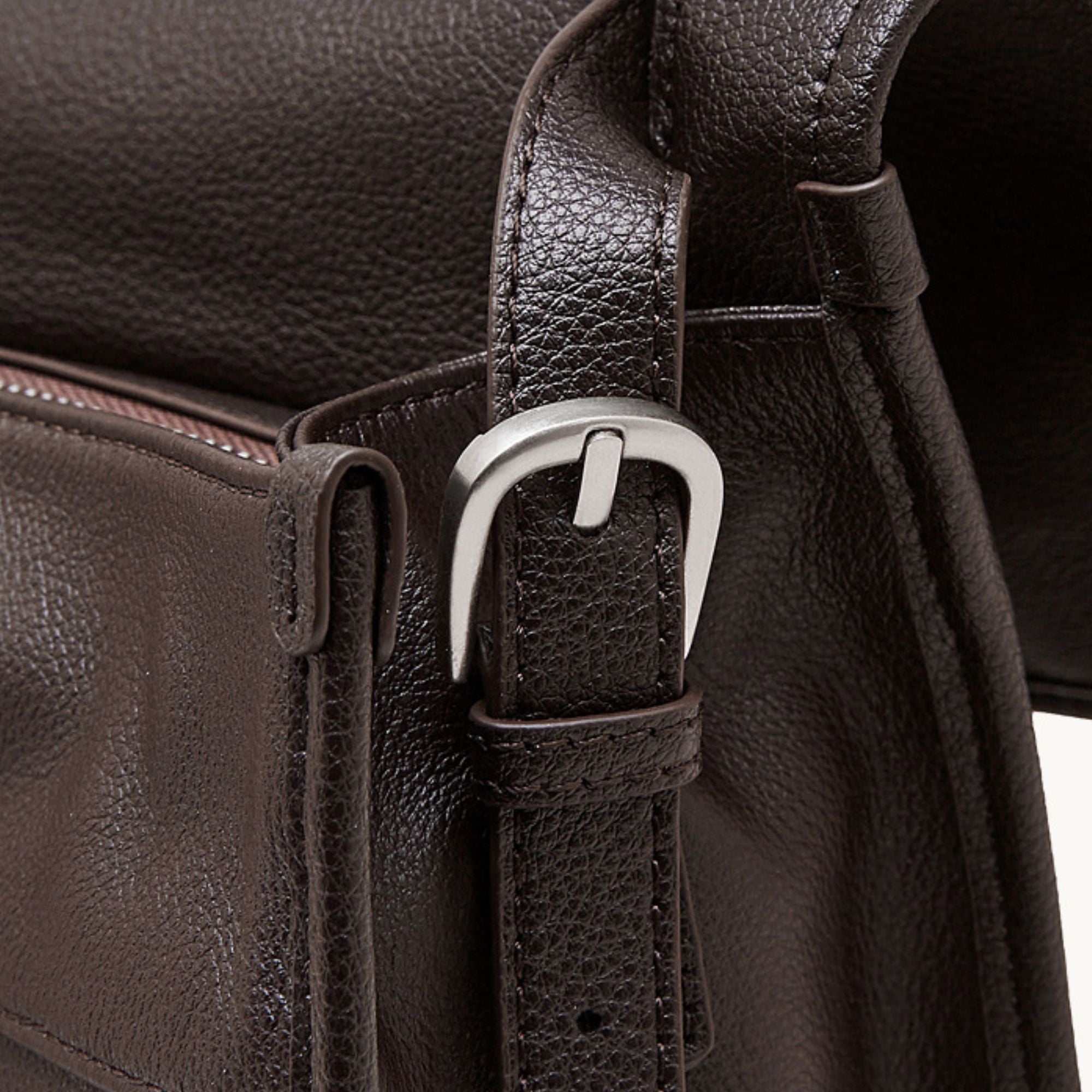 Devonshire Top Grain Calfskin Leather Messenger Bag