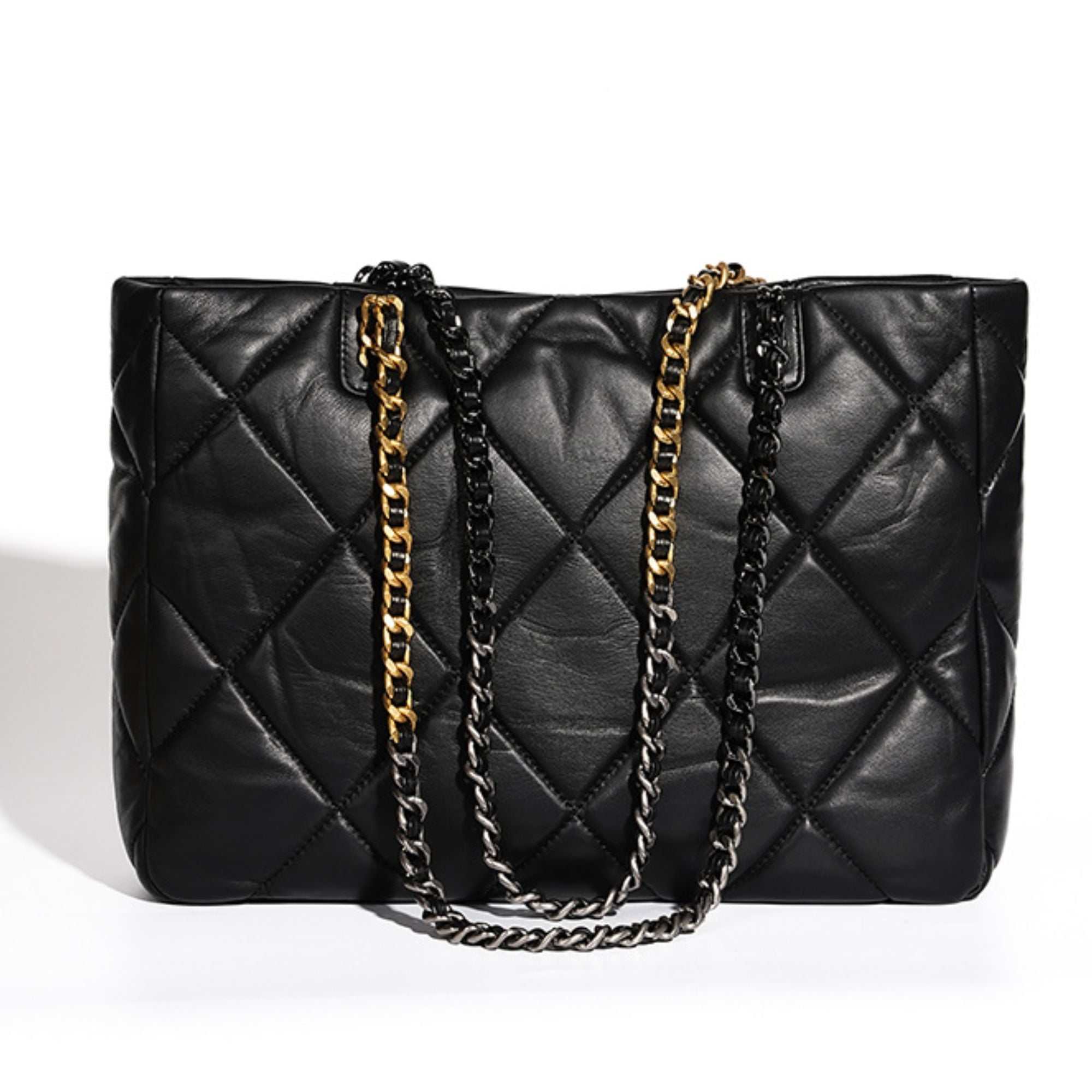 Drake Quilted Leather Tote Bag