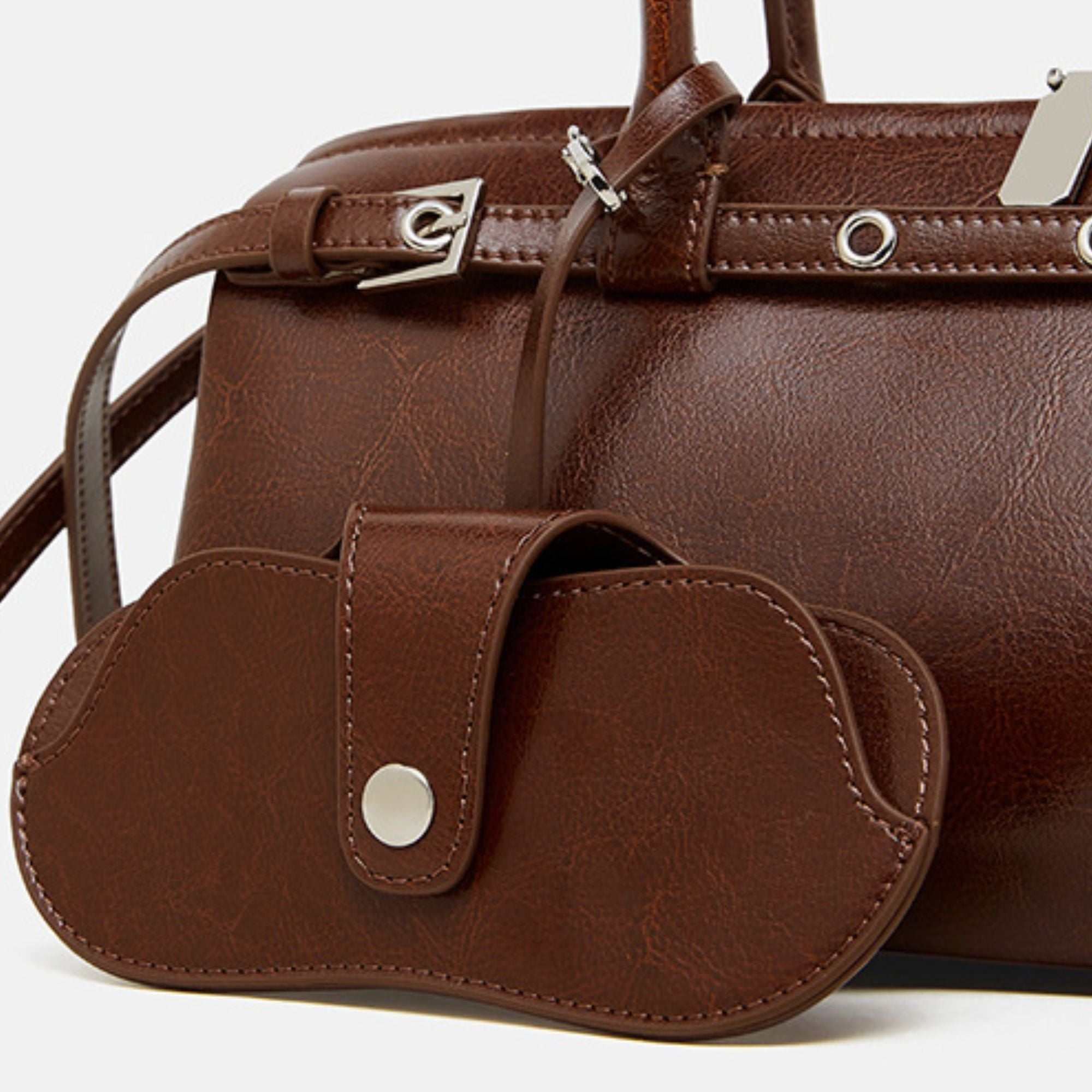 Élise Vintage  Leather Baguette