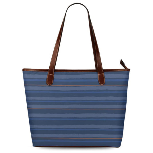 Fabric Pocketbooks Handbags, Blue Cambridge Stripe