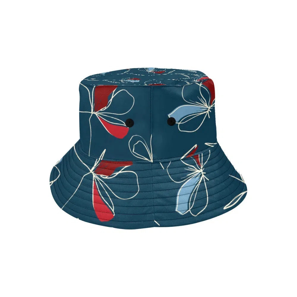 Floral Bucket Hat, Cornflower